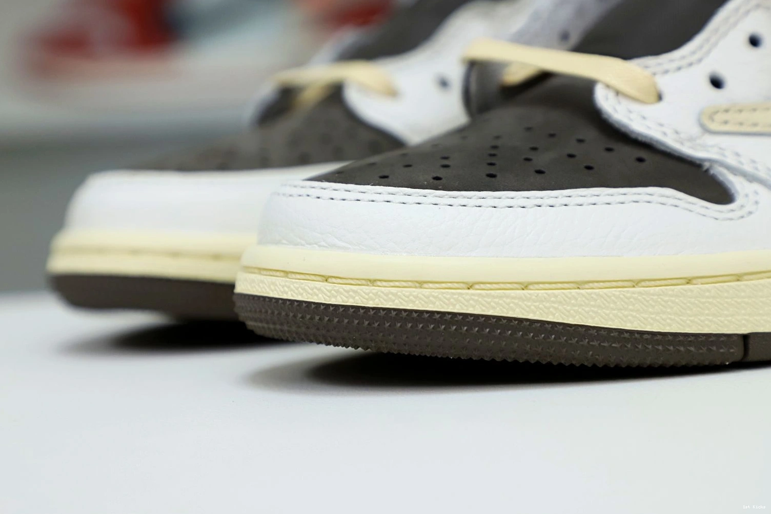 1 JORDAN OG Comfortable LOW REVERSE MOCHA TRAVIS X AIR SCOTT Kimikick 1933 1217